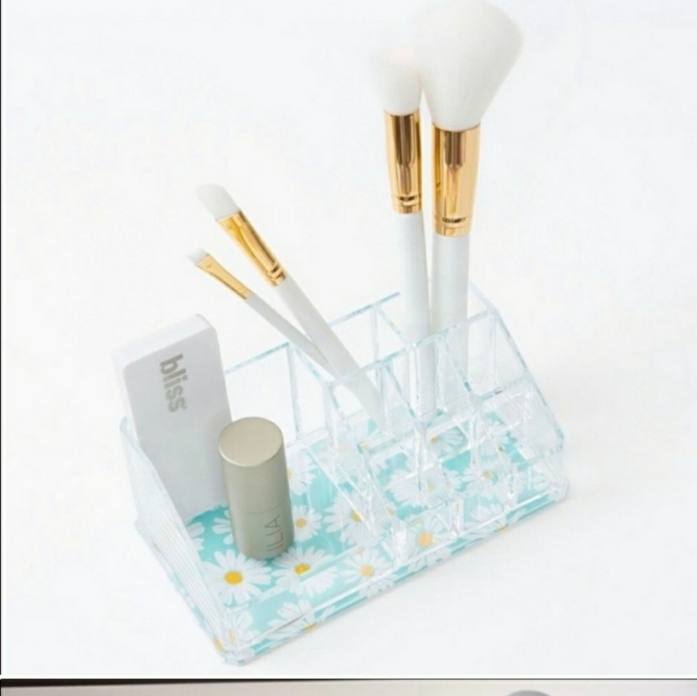 Sorbus Mini Organizer With 9 Slots- Daisy Print